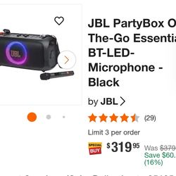 Refurbished JBL Party Box On-The-Go Essential Bluetooth Wireless