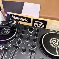 Brand New Numark Party Mix DJ Controller – $80 (Never Used)