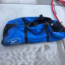 Nike Large Duffle Bag Blue and Black