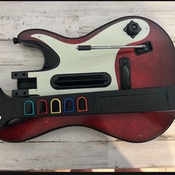 Guitar Hero 5 Band Hero Wireless Guitar PS2 PS3 Sunburnt 95893.805 No Dongle