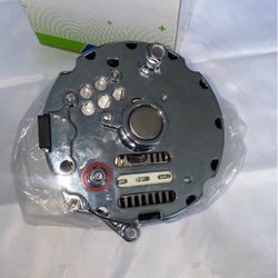GM 1 Wire Alternator Chrome New Self Exciting High Output 105A One wire 10SI Sbc Compatible with Chevy 350 305 DELCO Street Rod 1100125 ADR0335C 40012