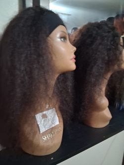 Human Hair Wet And Wavy Jerry Curl Head Band