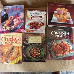 Eight Recipe Books 
