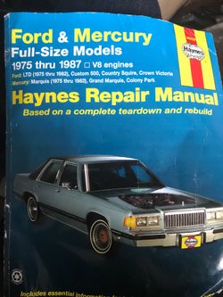 Ford and Mercury manual