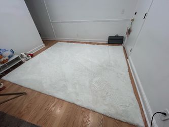 8x10 Rabbit Skin Rug