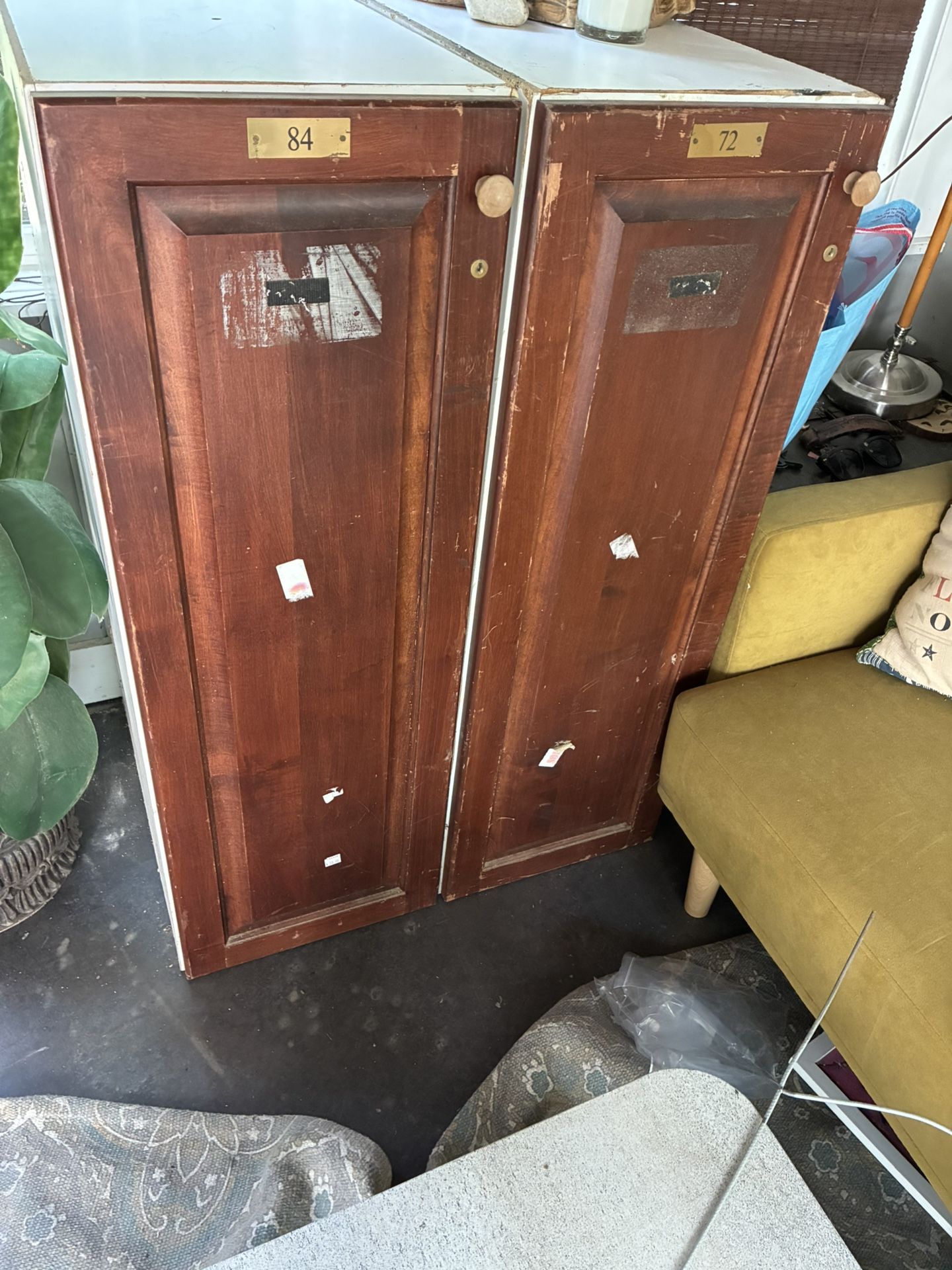 Wood Lockers — 6 Available