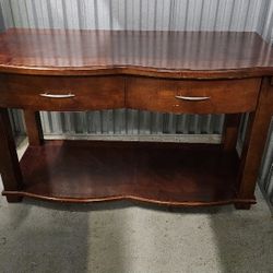 WOOD SIDE BOARD/SOFA CONSOLE TABLE