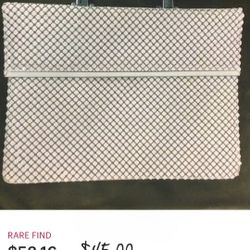 Vintage White Chainmail Purse