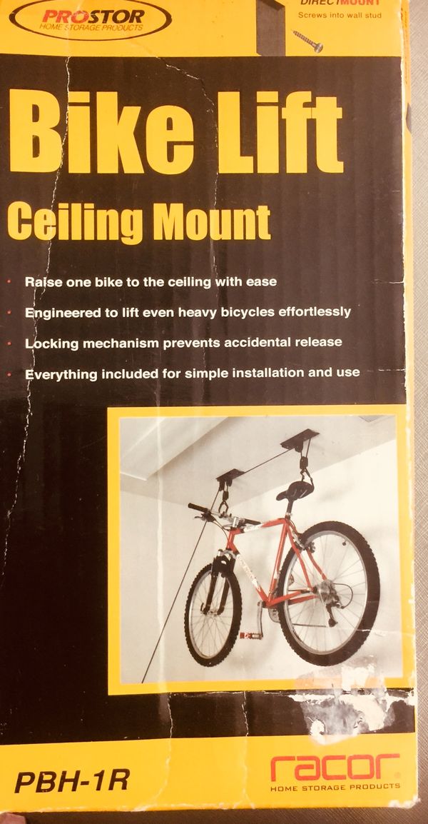 Brand New Bicycle Lift Ceiling Mount As Shown For Sale In Hudson