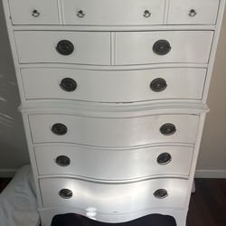 Beautiful white wood dresser