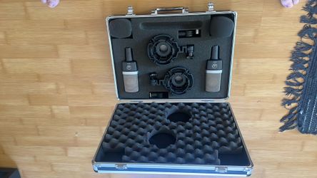 AKG C214 Stereo Matched Pair - Like New!