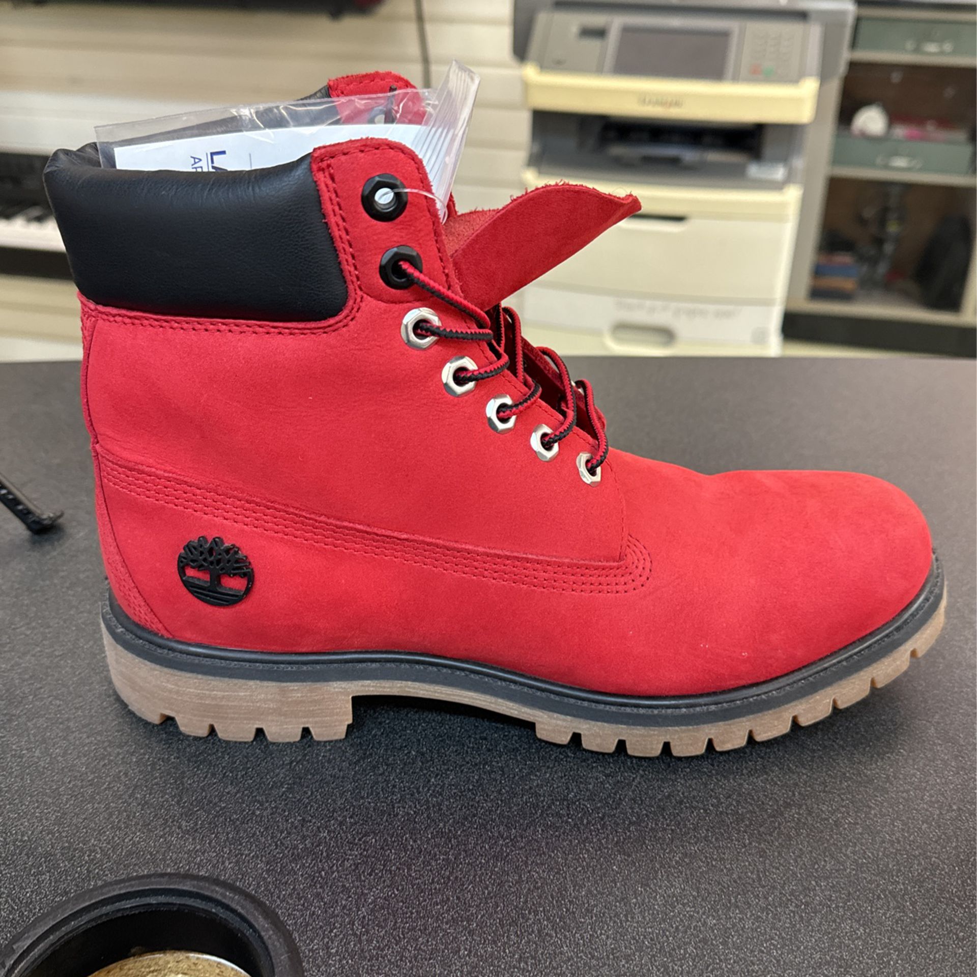 Red Timberland Boots