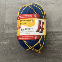 Sock Yarn - Regia Pairfect 6-ply (blue/red)