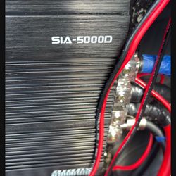 SIA 5001D Very Powerful Single Block Challenge Amplifier Brand New
