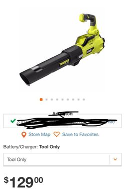 Ryobi jet fan blower brushless ( tool only ) #303