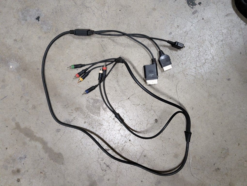 PS2, original Xbox, Xbox 360 component cable