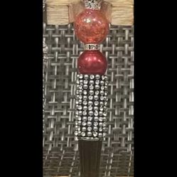 Red Diamond Beaded Pen
