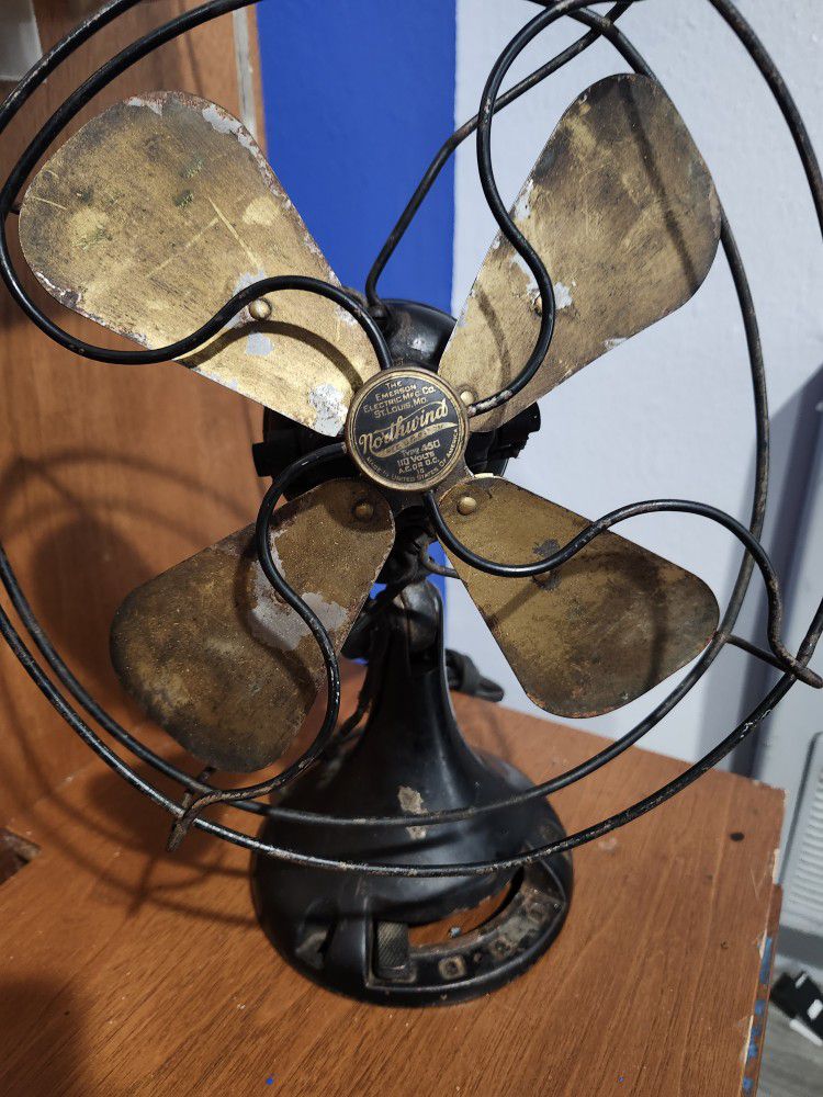 Antique 1927 Emerson Northwind Type 450C Electric Fan 10” 

