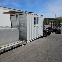 8 ft x 10 ft Conex, shipping container
