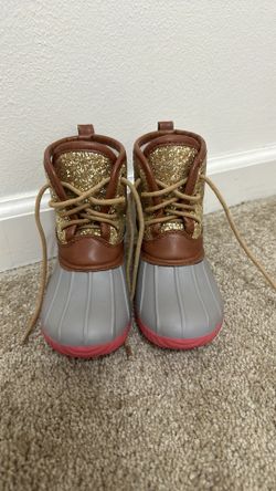 Glitter Toddler 10c Duck Boots