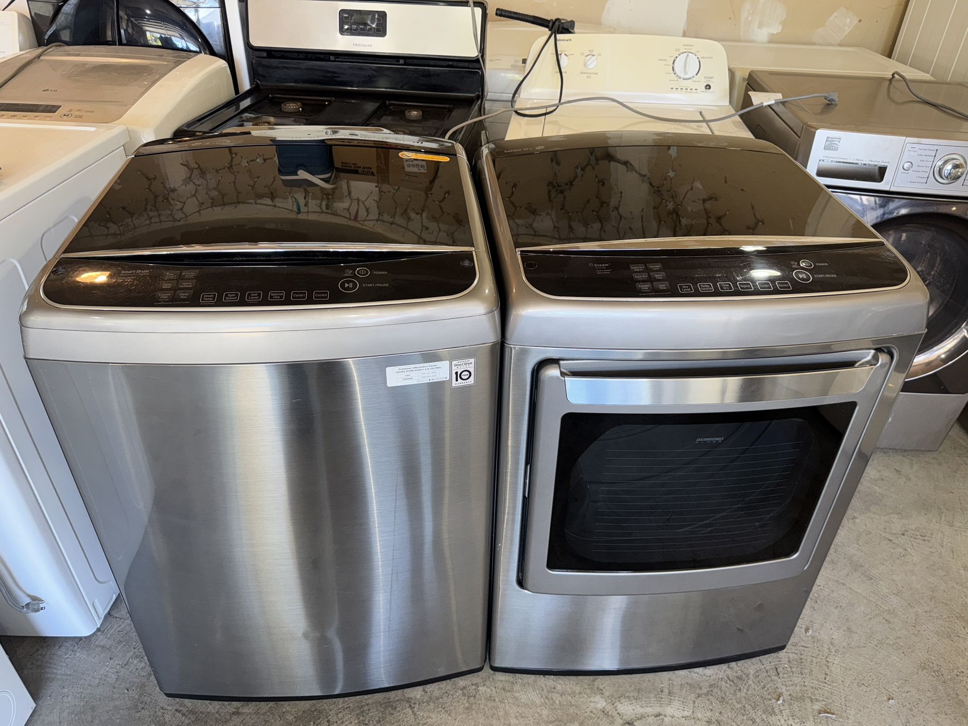 LG Washer And Gas Dryer Working 3 Month Warranty We Deliver