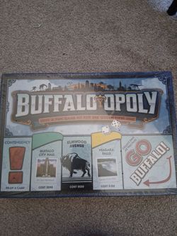 Buffalo-Opoly Board Game Sealed