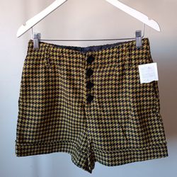 NEW' Zara Fall Dress Shorts, Size L
