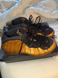 Foamposite gold metallic