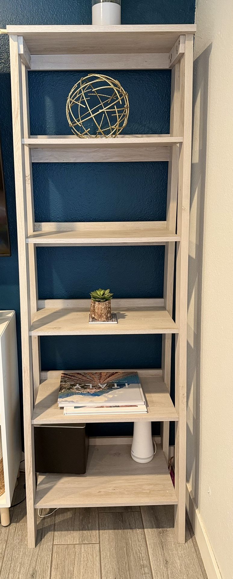 Wood Ladder Shelf