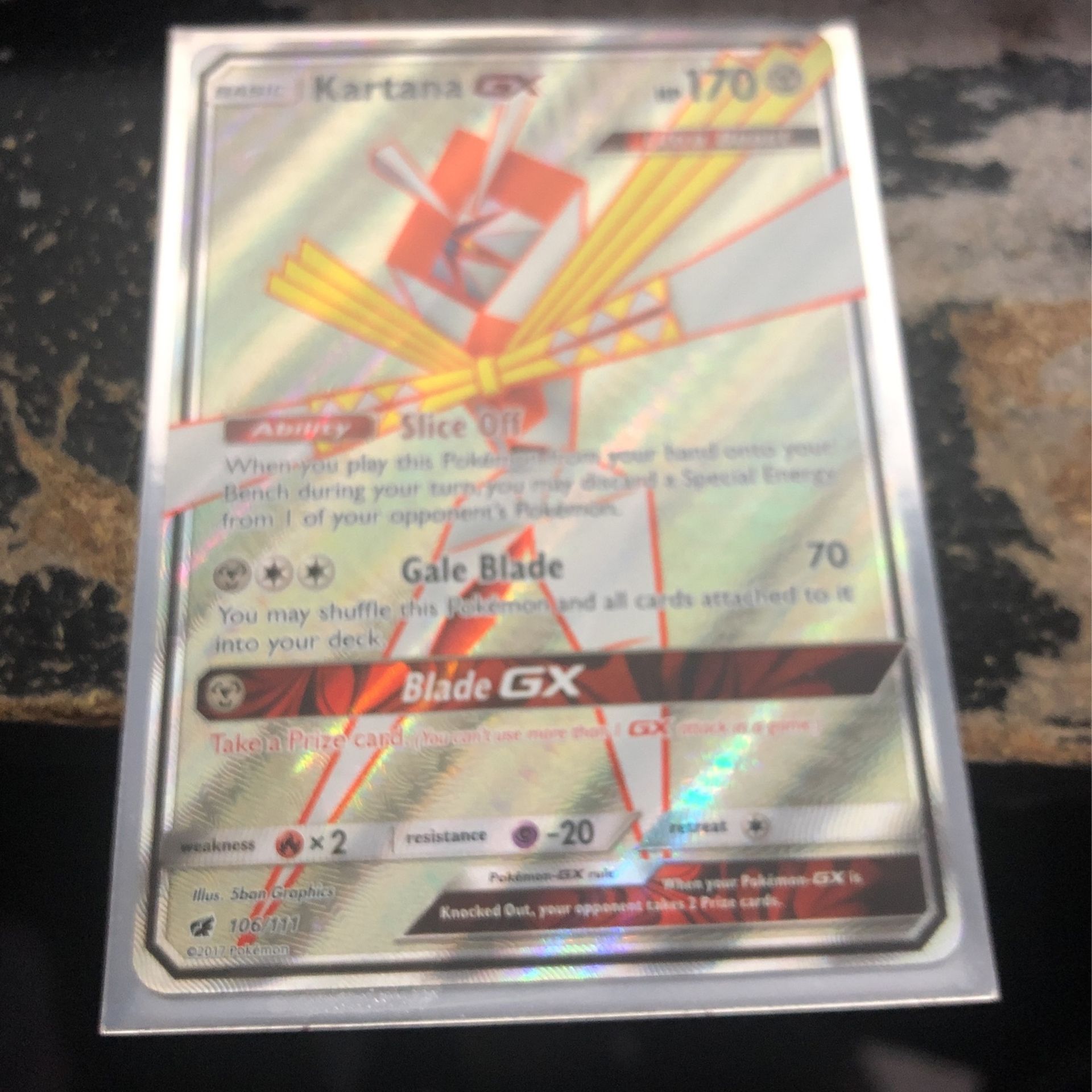 Kartana GX - 106/111 - Full Art Ultra Rare - Pokemon Singles