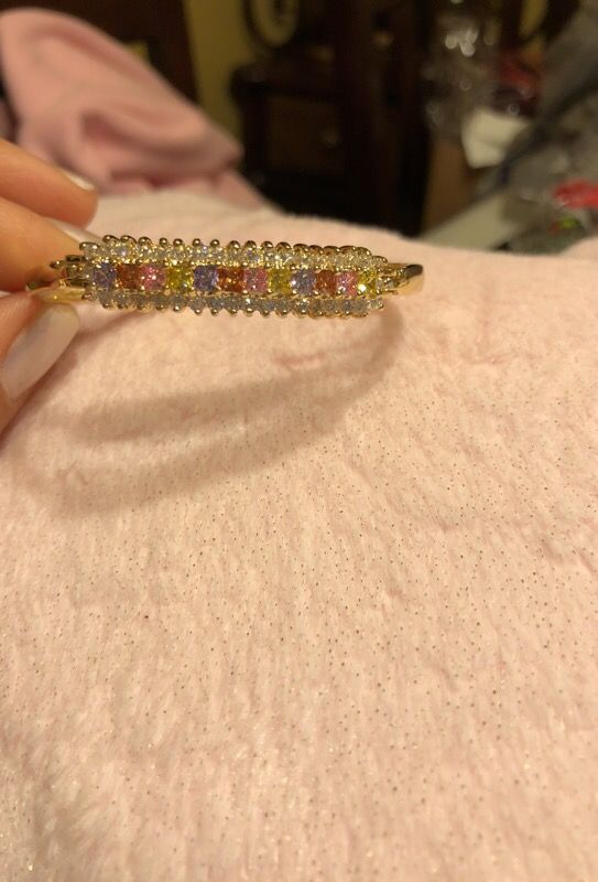 Lady bracelet gold layered