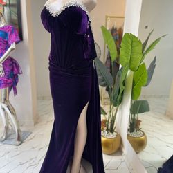 Purple Party Dress 