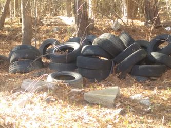 Free tires . for use or as projects