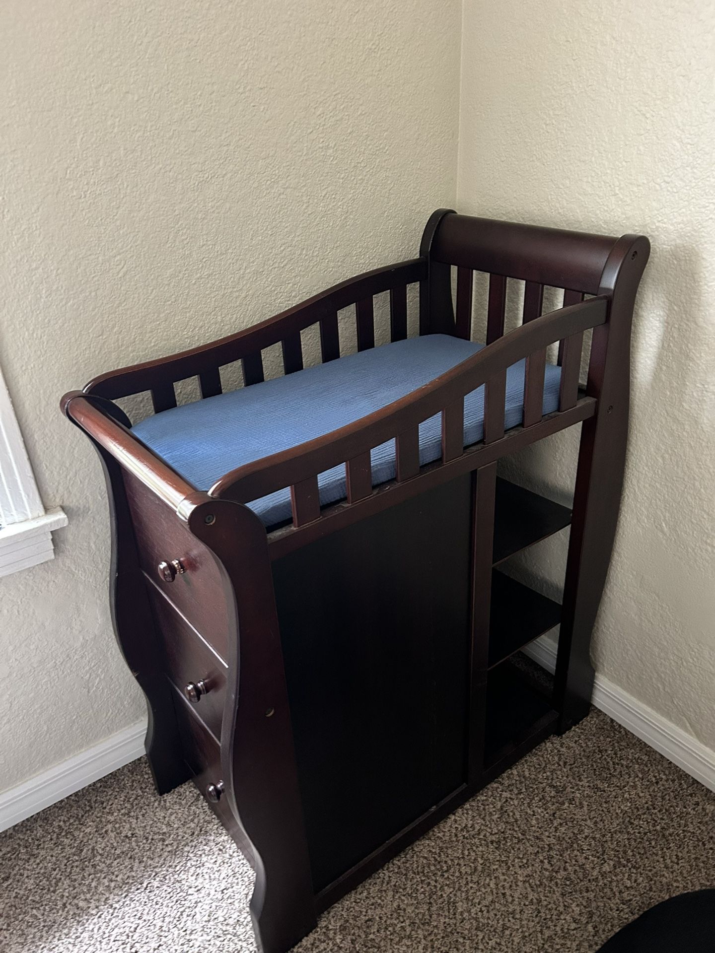 Wooden Baby Changing Table