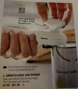 SALE! Pampered Chef - Smooth Edge Can Opener - New in
