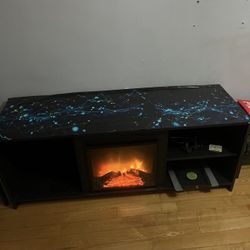 TV Stand With Fireplace Pick Up Only 
