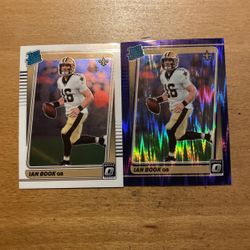 2021 OPTIC IAN BOOK 2 CARD RATED ROOKIE LOT 