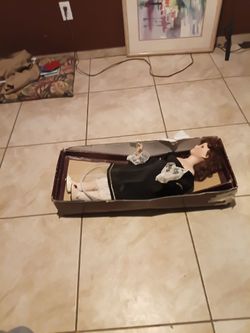 Big antique porcelain doll for sale