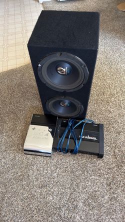 Pioneer IMPP Dual 10" Subwoofers Enclosure + MTX TN250/1 & Diesel Audio Amps
