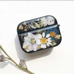 Handmade Real Pressed Flower AirPods 2 Case