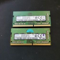 2x Samsung 8GB DDR4 2666MHz PC4-21300 1.2v