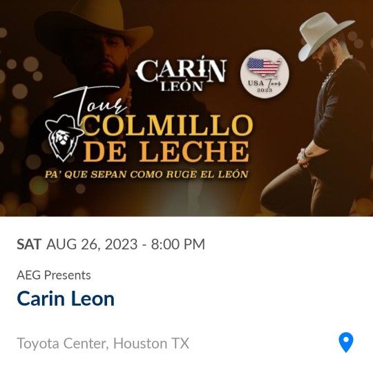 Carin Leon concert tickets 🎫