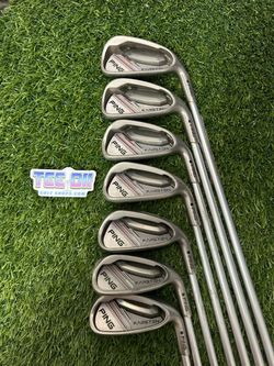 Ping Karsten Black Dot Irons Set 5-UW KS401 SR Stiff Regular Flex GP Grips RH