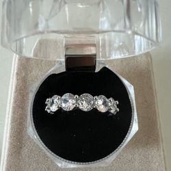 ✨ 7 Carat Moissanite Full Eternity Band, 5mm Moissanite Full Eternity