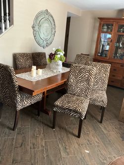 Six dining room chairs