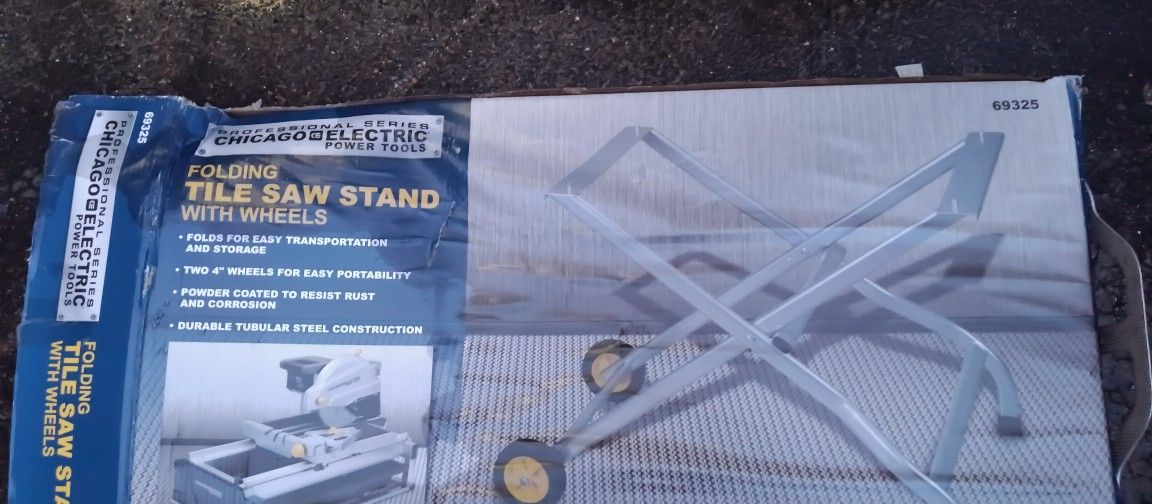 Folding Tile Saw Stand