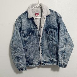 Levi’s Vintage SF Sherpa Lined Denim Jacket Men’s Size Small