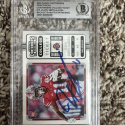 Jaxon Smith-Njigba Panini Autograph Card