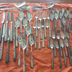 Antique Flatware Place Settings 