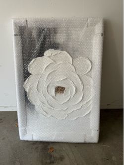 Flower wall art